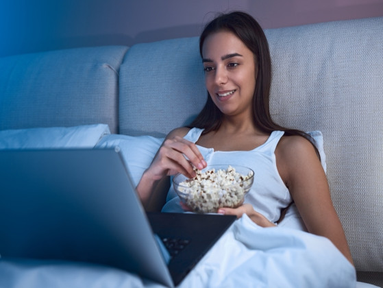 Your ideal evening at home is...