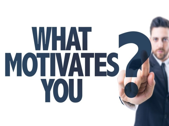 You motivate yourself by