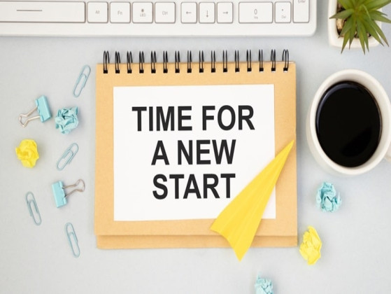 When starting something new you