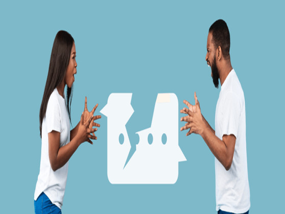 After a heated debate, you spend time...