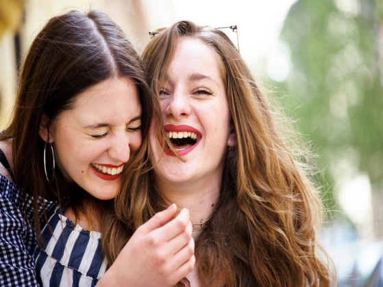 You laugh most at…