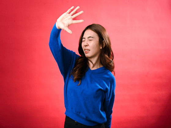 When uncomfortable, you usually