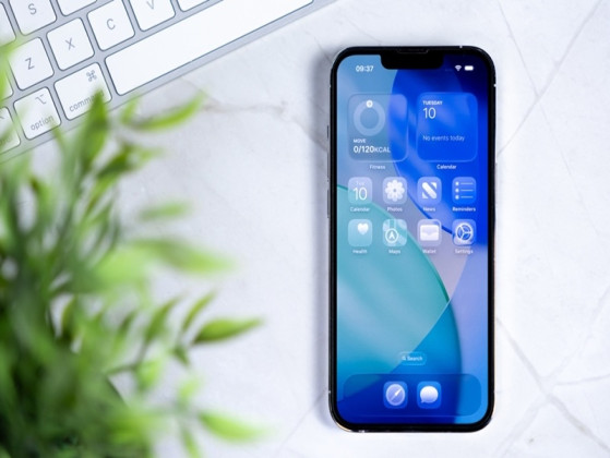 Your phone home screen looks like