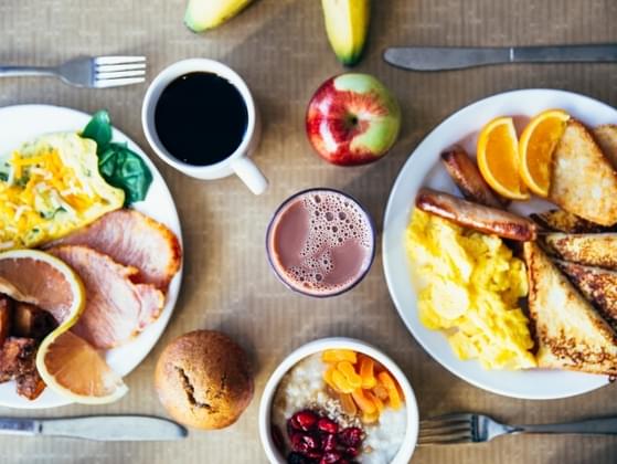 Choose a breakfast: