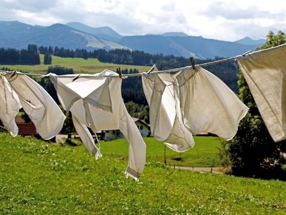 Your partner has been promising to put their laundry away for a week. What do you do?